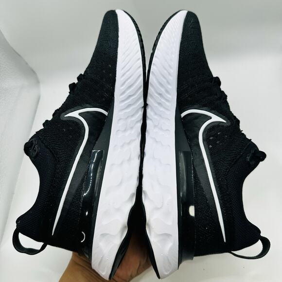 Size 6.5 - Nike React Infinity Run Flyknit 2 Black Women’s Running Shoe - Picture 6 of 9